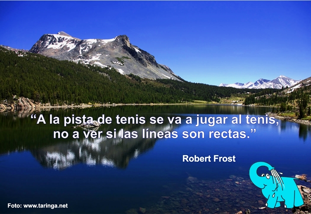 Una Enseñanza de Robert Frost sobre La Coherencia, en La Frase del Día del Elefante Azul de Avilés